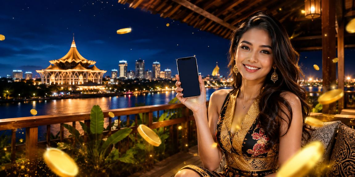 Pengguna Sarawak menggunakan aplikasi mudah alih slotsmy untuk deposit dan taruhan bola sepak